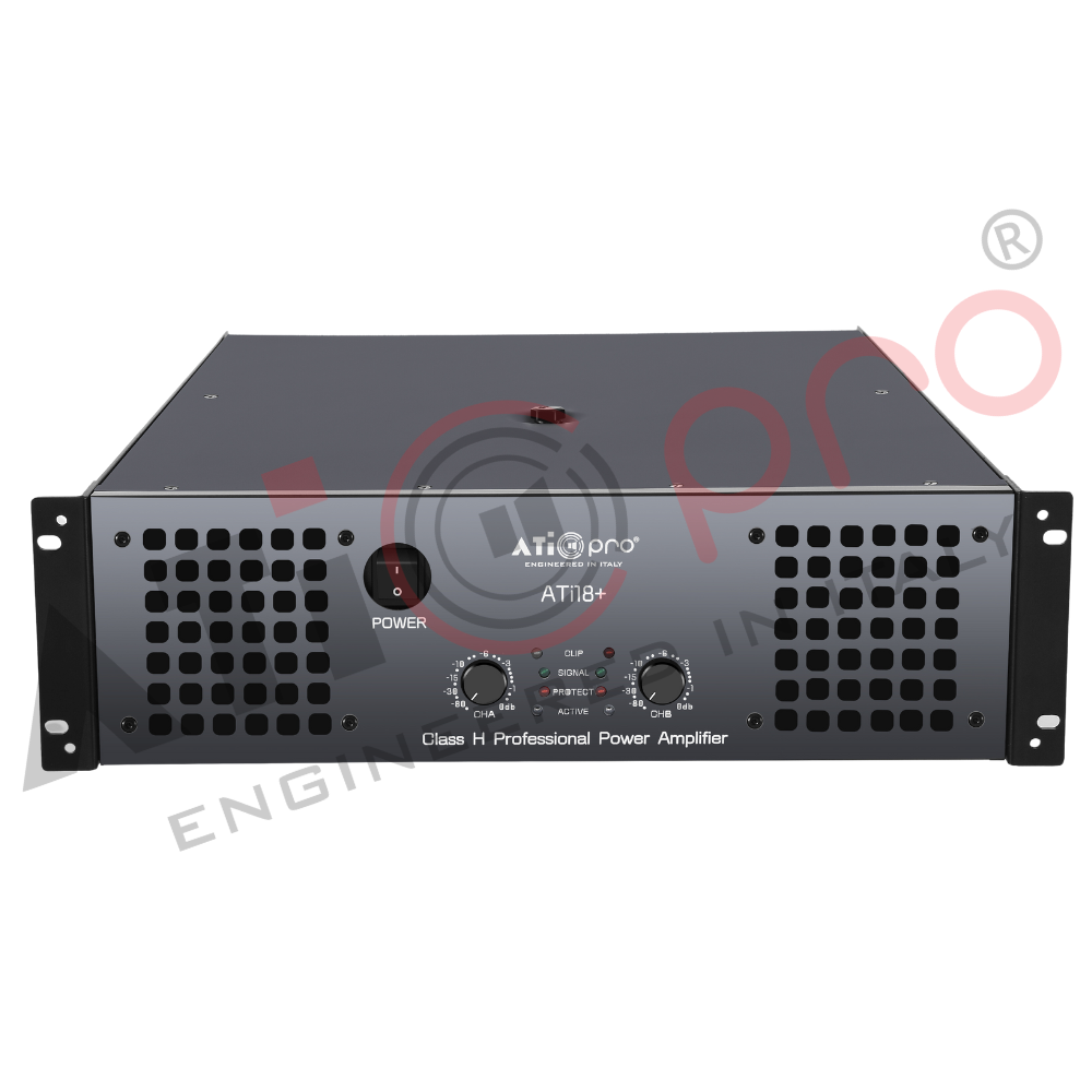 Class H Professional Power Amplifier 3450 Watt Model ATI 18 DJ class-h-professional-power-amplifier-3450-watt-model-ati-18-dj