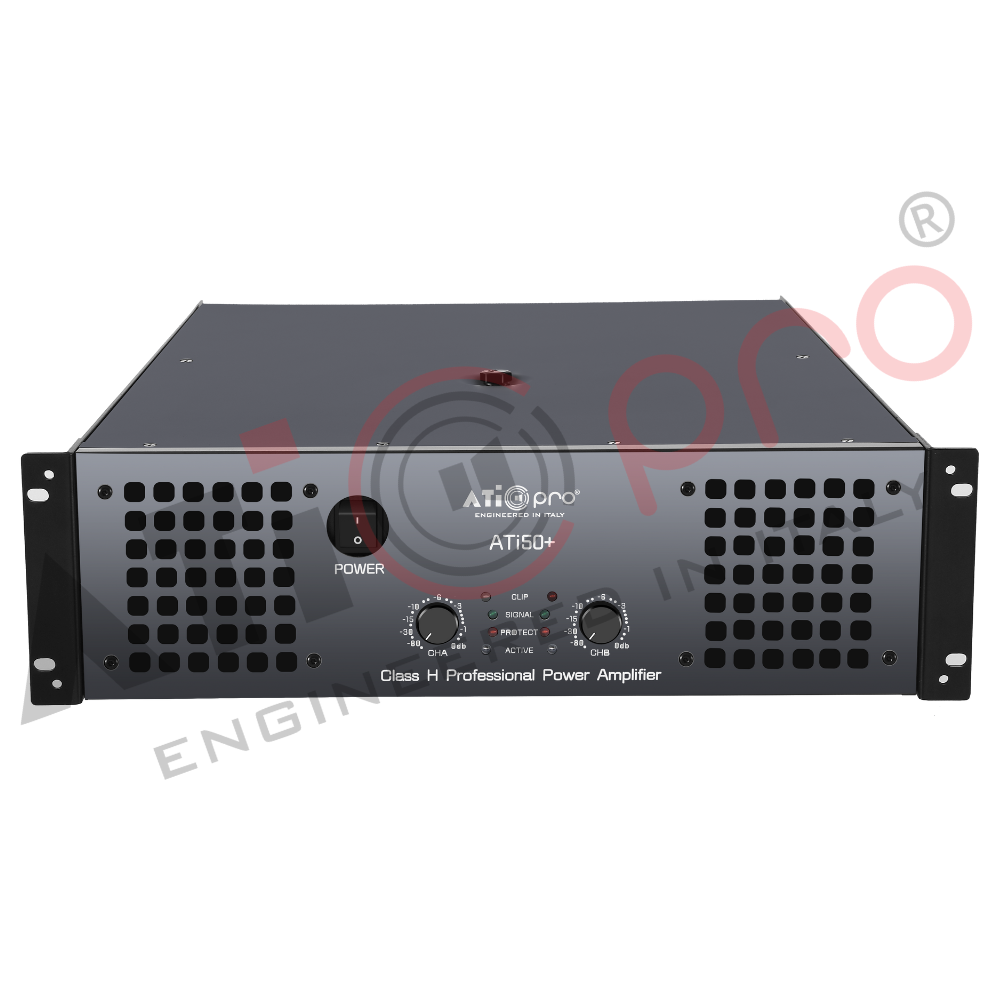 Class H Professional Power Amplifier 8400 Watt Model ATI 50+ - DJ
